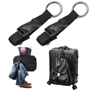 2 Pack Add a Bag Strap - Adjustable Suitcase Belt - Carry Your Extra Bags - T... - Picture 1 of 7