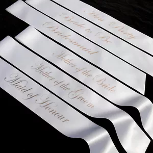 Fascia oro rosa lusso gallina notte fare festa sposa per essere damigella madre di fascia - Foto 1 di 2