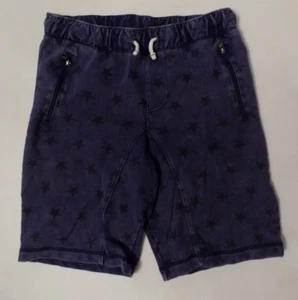 Boy's Cat & Jack Blue Star Theme Shorts Size 12-14 L Pockets Waist Tie - Picture 1 of 3