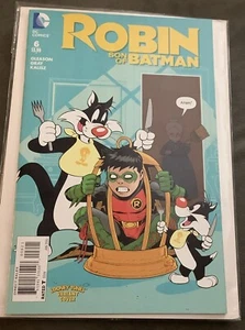 ROBIN: SON OF BATMAN #6, LOONEY TUNES VARIANT COVER, DC COMICS, JANUARY 2016, - Picture 1 of 8