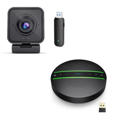 Webcam Marconi Wireless HD 1080p | N/C USB | pacchetto altoparlanti Bluetooth - Immagine 1 di 4