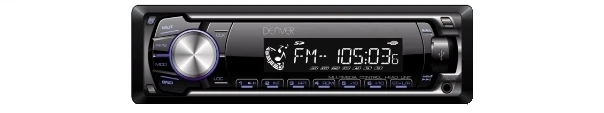 AUTORADIO DECKLESS CON USB/SD DENVER AP412700 - Immagine 1 di 1