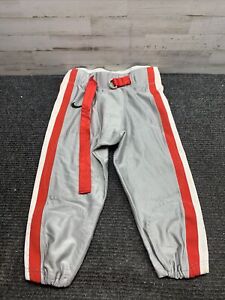 Slightly Used Football Game Pants NIKE  Grey with White/Red Stripes Size XL