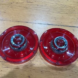 NOS 1965 FORD TAILIGHT LENS PAIR New Old Stock Sae-tsdb - Bild 1 von 4