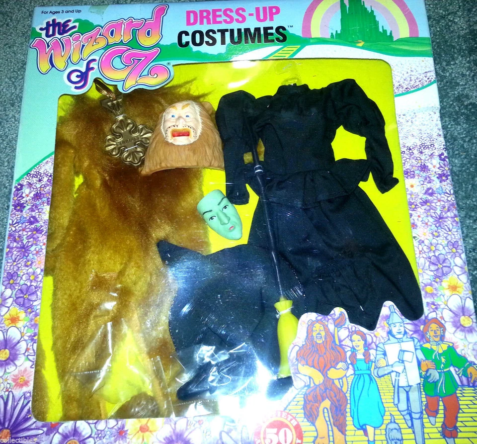 Wizard of Oz Dress up Costumes 50th Anniversary Barbie 1988 Tin Man Dorthy