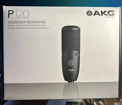 AKG P120 Condenser Microphone Project Studio Line - Black (P120) - Image 1 of 4