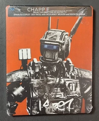 Chappie [ Limited Edition STEELBOOK ] (Blu-ray) NEW - Image 1 of 4