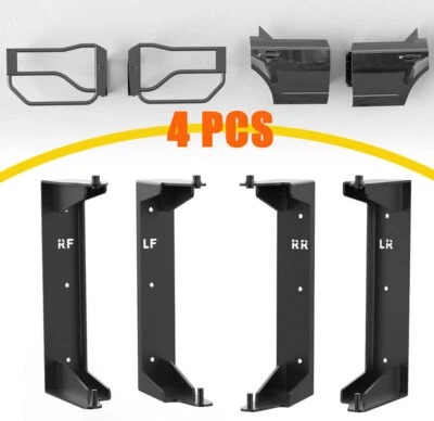 4X Wall Mount Door Hanger Bracket Fit for 2021-2026 Ford Bronco 4 Door - Изображение 1 из 4