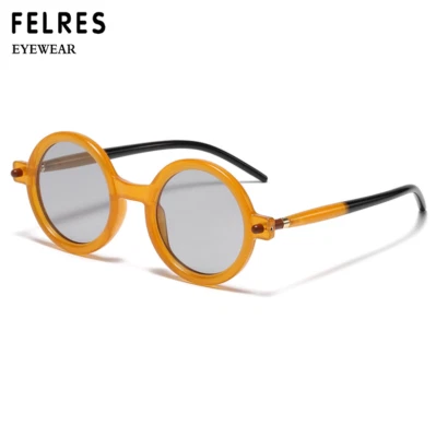 Hombres Mujeres Retro Exterior Gafas de sol Conducción Marco Grande Redondo Tono Gafas UV400 Foto 1 de 4