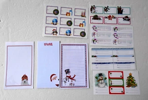CHRISTMAS PEEL & STICK GIFT TAGS LOT: 32 TAGS; 3 TABLETS - Picture 1 of 5