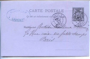 CP 27 Eure - Louviers - G. Dannet - 1887 - Picture 1 of 2