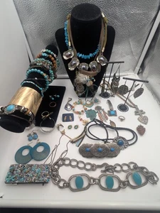 Southwestern Style Assorted Fashion Jewelry Lot Bolo Tie, Bracelets & More 46pcs - Picture 1 of 17