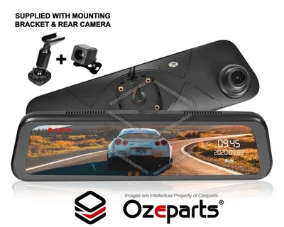 9.6" 1080P Rear View Mirror Dash Reverse Camera For Mitsubishi Triton Ute MN ML - Image 1 of 4