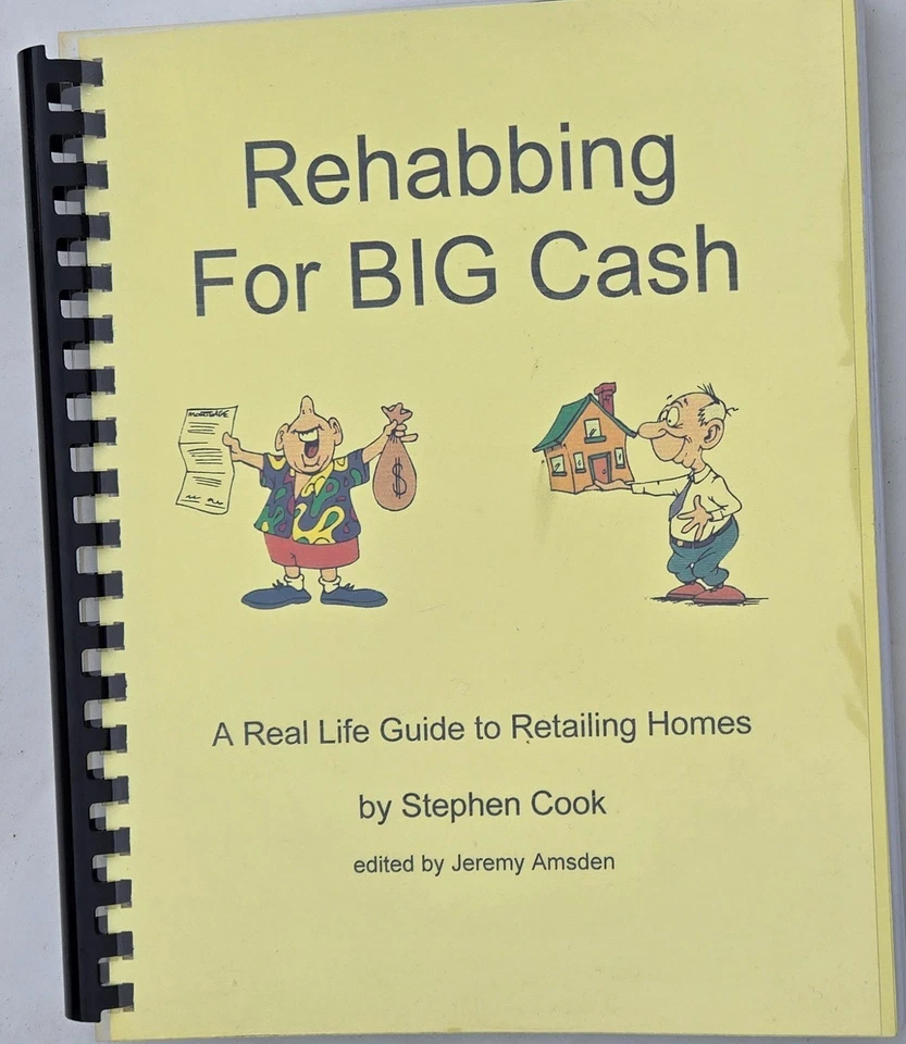 "Rehabbing For Big Cash" course by Stephen Cook - Image 1 of 1