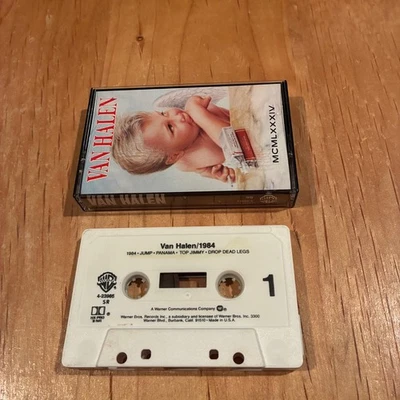 Van Halen - 1984 CASSETTE TAPE 1st US issue eddie david lee roth dlr scorpions - Image 1 of 4