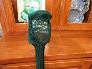 Vintage Rare Chi Chi And The Zinger Sock Headcover Dark Green - Picture 1 of 4