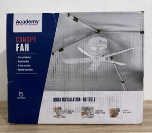 Academy Canopy Fan Remote Control 2 Speed. 5 Blades W/ Hard Case - Picture 1 of 2