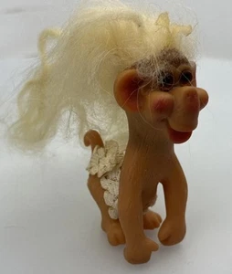 Vintage 1966 Troll Puppe 3" Affe Schekter RAR Spielzeug Sammelfigur - Bild 1 von 6
