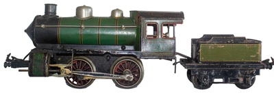 1910-1915 Bing #I-48 Continental 1-gauge 0-4-0 Locomotive w/ Tender - Image 1 of 4