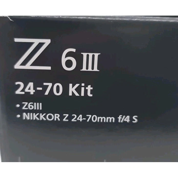 Nikon Z6 24.5MP Digital Camera - Schwarz Kit mit NIKKOR Z 24–70mm - Bild 1 von 1
