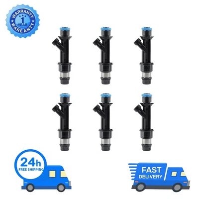 6pcs FJ319 Fuel Injector for 2002 2003 2004 Chevrolet Trailblazer GMC Envoy 4.2L Foto 1 de 4