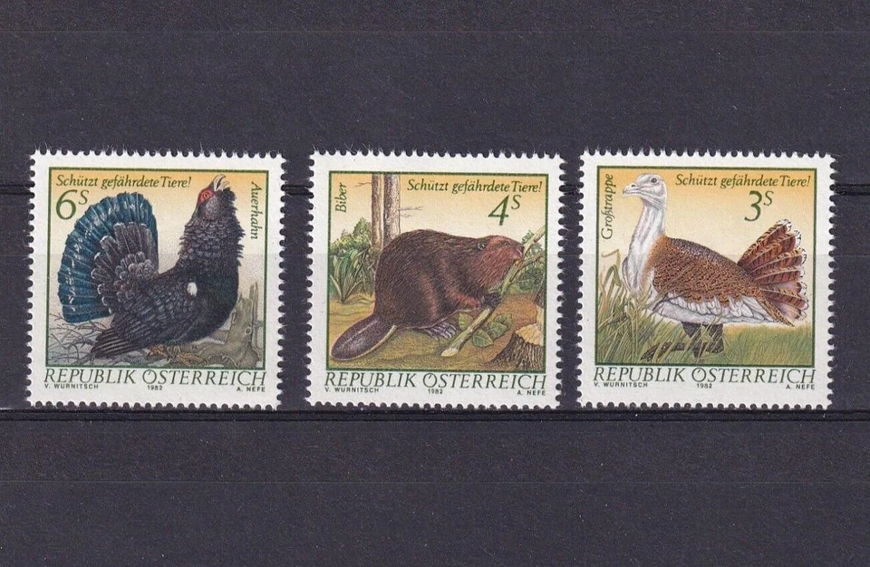 SA13g Austria 1982 Nature Conservation "Protect Endangered Species" mint stamp - Image 1 of 1