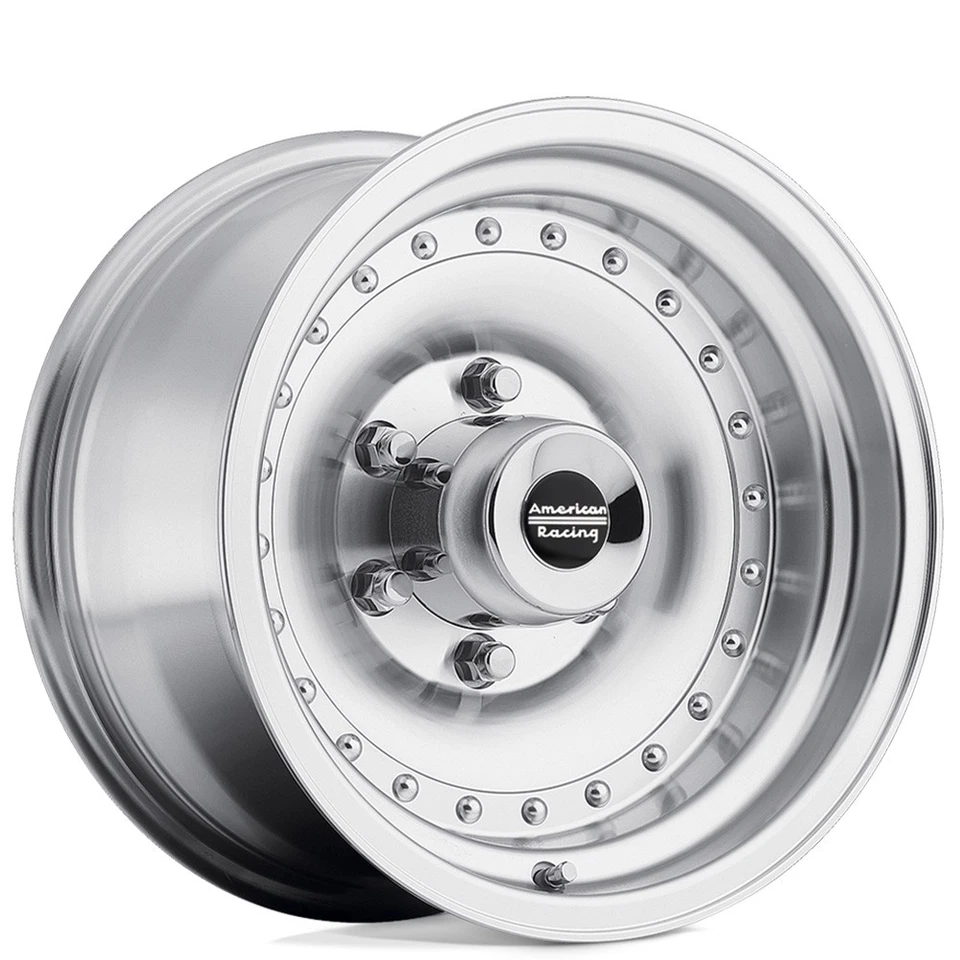 15x7" American Racing Wheels Modern AR61 Outlaw I Machined Rims Foto 1 de 4