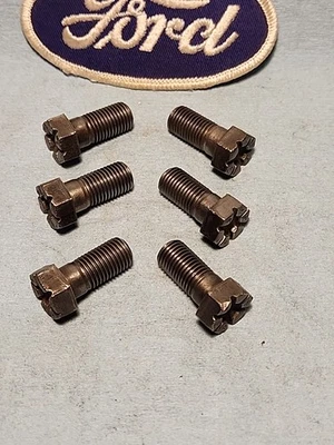 1970's Ford 351C 351M 400 Flexplate Mounting Bolts (6) 7/16-20 x 7/8 " Used Foto 1 de 4