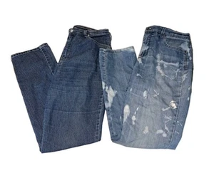 Gloria Vanderbilt Women's Size 12 Blue Amanda Jeans 32X30 Lot Of TWO - Picture 1 of 8