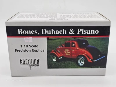 1/18 PRECISION MINIATURES 1933 WILLYS "BONES, DUBACH AND PISANO" BOXED EXCELLENT - Image 1 of 4