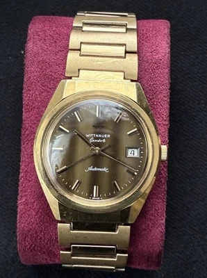 1970-е LONGINES-WITTNAUER GENEVE SWISS мужские автоматический автоподзавод дата Cal. 11DGA - Изображение 1 из 4