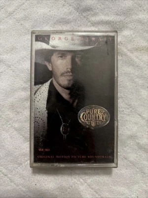 GEORGE STRAIT PURE COUNTRY SOUNDTRACK VINTAGE CASSETTE TAPE  Foto 1 de 4