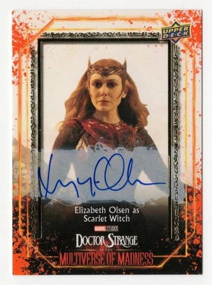 2023 Upper Deck Doctor Strange Multiverse of Madness Autograph Elizabeth Olsen - Image 1 of 2