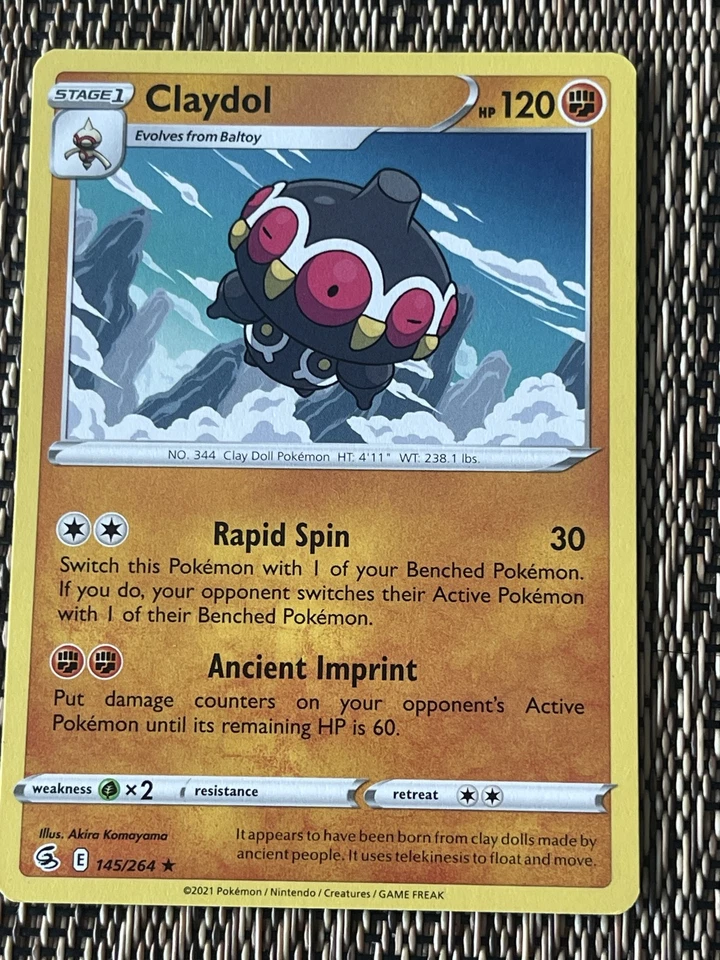 Claydol Rare SWSH08: Fusion Strike 145/264 LP/NM - Image 1 of 1