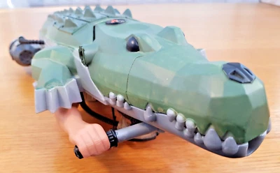 Action Man Crocodile Mission 2001 Actionman Figure Alligator Water Bath Toy — 第 1/4 张图片