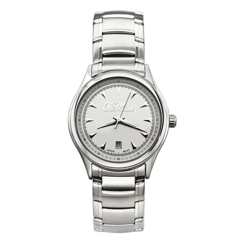 Univ Of Mississippi Classic Men's Watch W/Bracelet Cover
