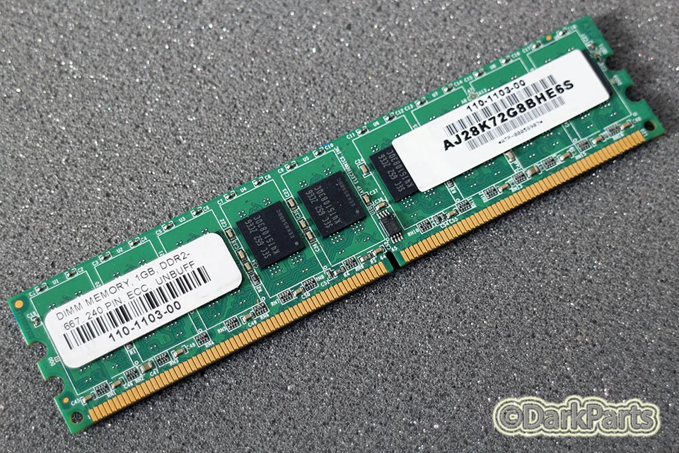 ATP AJ28K72G8BHE6S 1GB DDR2-667 ECC Server Memory RAM - Immagine 1 di 1