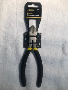 Steel Grip  6 in. Carbon Steel  Diagonal Pliers  Black/Yellow  1 pk NEW - Picture 1 of 2