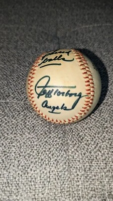 Jeff Torborg California Angels Signed BaseballW/Our COA Read Inscription To Bob - Image 1 of 4
