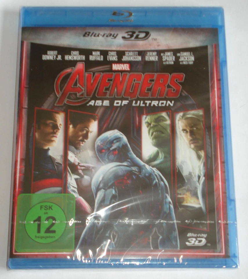 Avengers Age of Ultron  3D   Neu Blu Ray  OVP - Bild 1 von 1