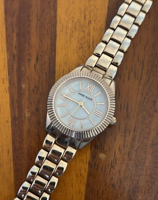 Anne Klein Women's Watch Rose Gold Tone Pearl Dial 30mm New Battery - Image 1 of 4