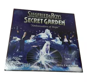 Calendario Siegfried & Roy Secret Garden 2016 Embajadores de la Esperanza Mirage Las Vegas - Imagen 1 de 4