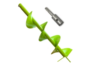 Taladro de tierra WERHE para taladro con adaptador SDS Plus 200 mm, 80 cm de longitud - Imagen 1 de 6