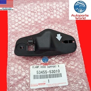 NEW FACTORY GENUINE LEXUS OEM 2001-2005 IS300 HOOD SUPPORT ROD CLAMP 53455-53010 - Picture 1 of 7
