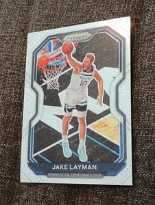 Jake Layman - 2020-21 Panini NBA Prizm SILVER Prizm #245 Timberwolves - Picture 1 of 2