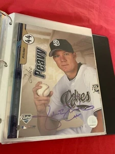 JAKE PEAVY AUTOGRAPHED SIGNED 8X10 PHOTO SAN DIEGO PADRES #1 COA - Picture 1 of 1