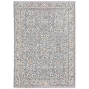 Area Rug 3'3x5' Classic design oriental ziegler Blue Teal floral decor 100x150cm - Picture 1 of 9