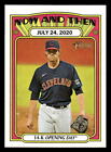 2021 Topps Heritage #Nt-7 Shane Bieber Now And Then Near Mint Or Better