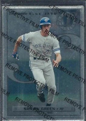 1996 Leaf Steel Shawn Green - Blue Jays - Image 1 of 2