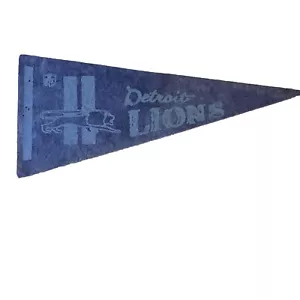 Vintage Detroit Lions Mini Wimpel NFL 1960 Souvenir Erinnerungsstücke Sport - Bild 1 von 4